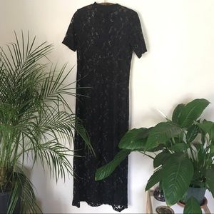 Sheer Lace Maxi Dress